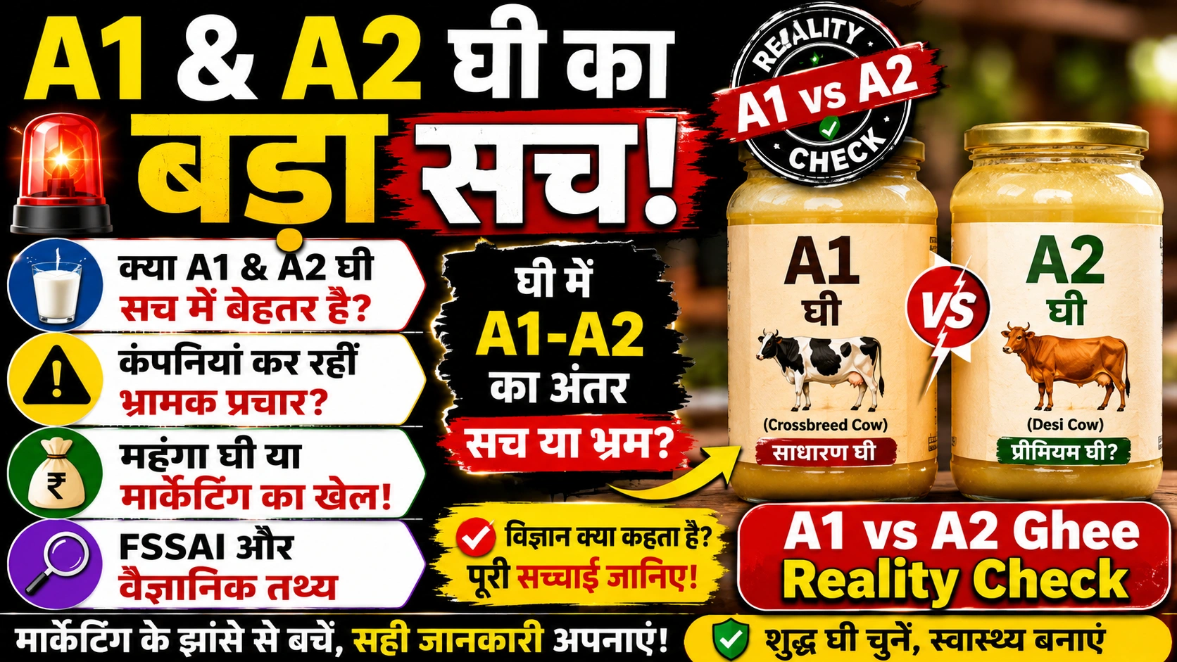 A 1 व A2 घी