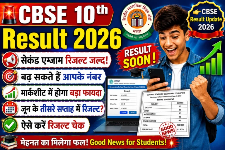 CBSE Board High School Result Update