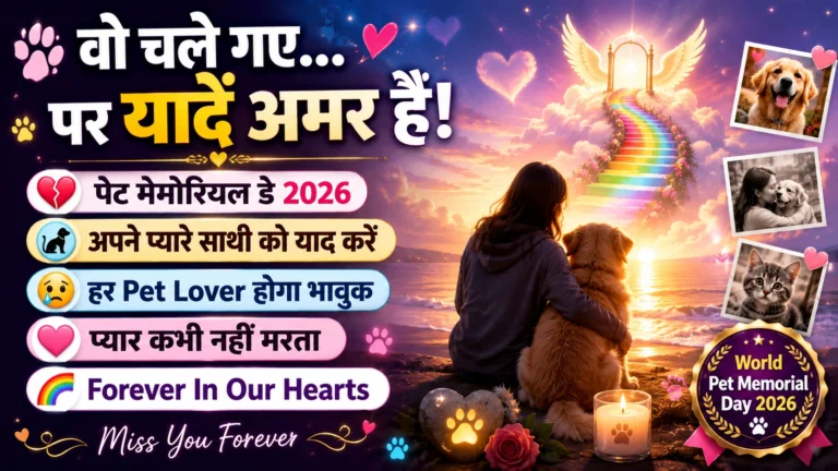 World Pet Memorial Day 2026